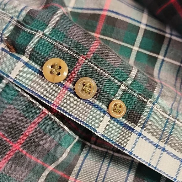 American Eagle Outfitters Men's Size Large Plaid Shirt - Picture 8 of 10